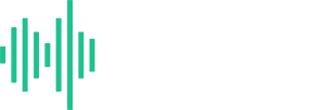Logo for Carson Hearing Care with green sound wave bars on the left and the words carson HEARING CARE in white on a light gray background.